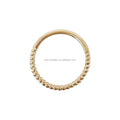 Simple Design AU585 14k Solid Yellow Gold Hoop Nose Rings Body Jewelry Fine Jewelry Wholesale Hot Selling