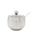 with clear Lid and Spoon Sugar Container Stainless Sugar Bowl Multi Spices Container Kitchen