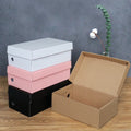 A1 Luxury Shoebox Packaging Corrugated Printing Paper Sneaker Shoe Box With Custom Logo