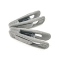 Strong Black Velvet Pants Hangers with Flexible Design Modern Slim-Line Clothes Flocked Clips for Wardrobe & Kitchen Storage