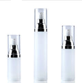 Matte Plastic Empty 20ml 30ml 50ml PP Airless Pump Bottle with Screw Cap Refillable Vacuum for Cream Lotion Perfume