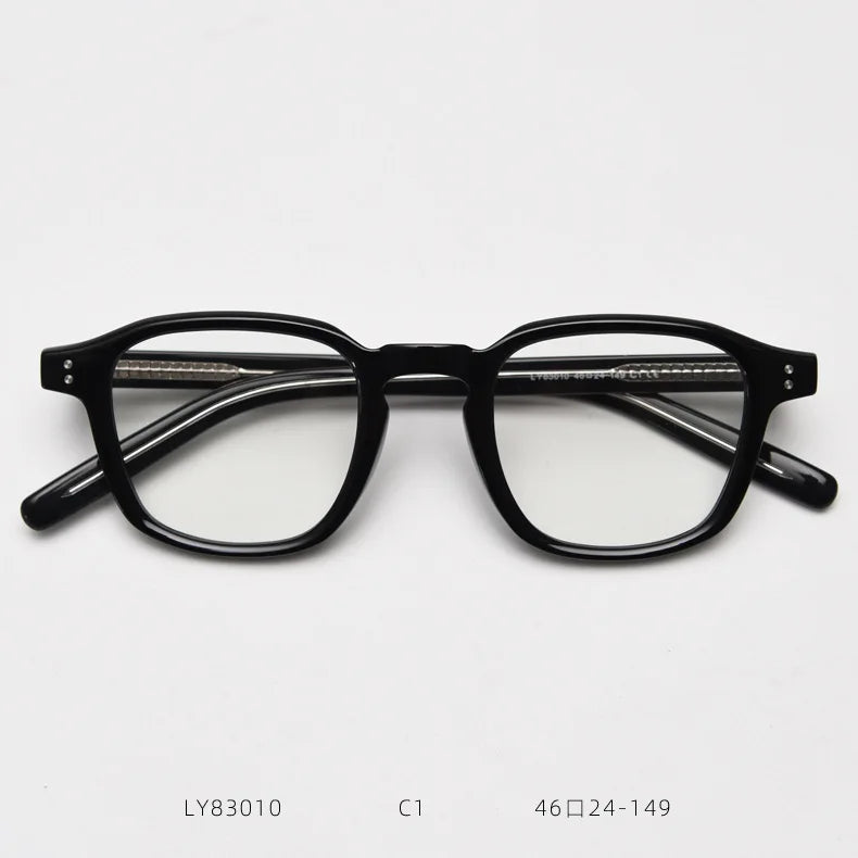 Vintage TR90 Square Glasses Frame Unisex Myopia Frame Optical Prescription Eyeglasses Frame Women Men Retro Matte Eyewear