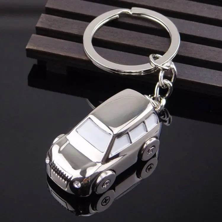 Custom 3D Car Keychain Vintage Car Metal Key Chain Promotional Gift Keychain Racing Keyring Convertible Car Model Truck Keychain