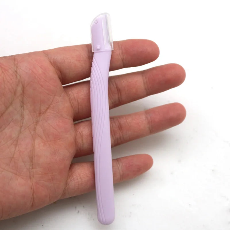 JDK Eyebrow Razor Trimmer Hair Remover Eye Brow Shaver for Makeup Cosmetic Kit Stainless Steel Cutting Tools