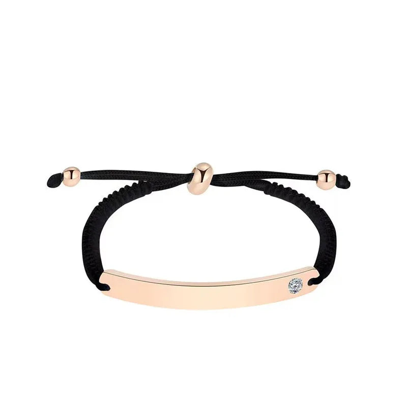 Bend Brand Bridge Woven Cuff Bracelet Adjustable Fashion Name Bracelet