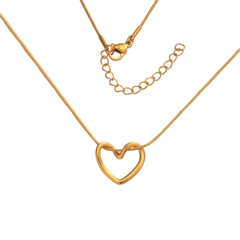 Manufacturers Stock Lovers Boudoir Gift Stainless Steel DIY Heart Love Pendant Necklace Jewelry