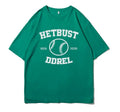 2022 Summer New Design Men's T-shirt Simple Letter Digital Printing 100% Cotton Loose Knitted Fabric Chinese Style Eco-Friendly