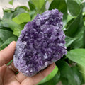 500g Best Selling Prices Natural Amethyst Quartz Cluster Reiki Healing Crystal  Rough Gemstones Flowers for Home Decoration
