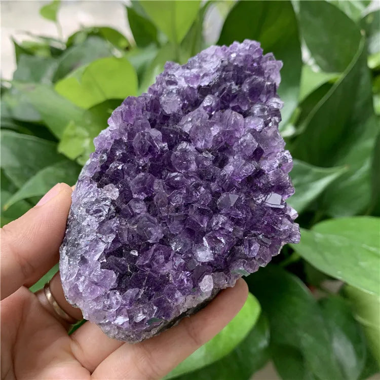 500g Best Selling Prices Natural Amethyst Quartz Cluster Reiki Healing Crystal  Rough Gemstones Flowers for Home Decoration