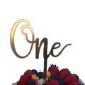 Exquisite Accessories Acrylic Cake Topper Letter One Cake Topper Birthday Cake Decoration