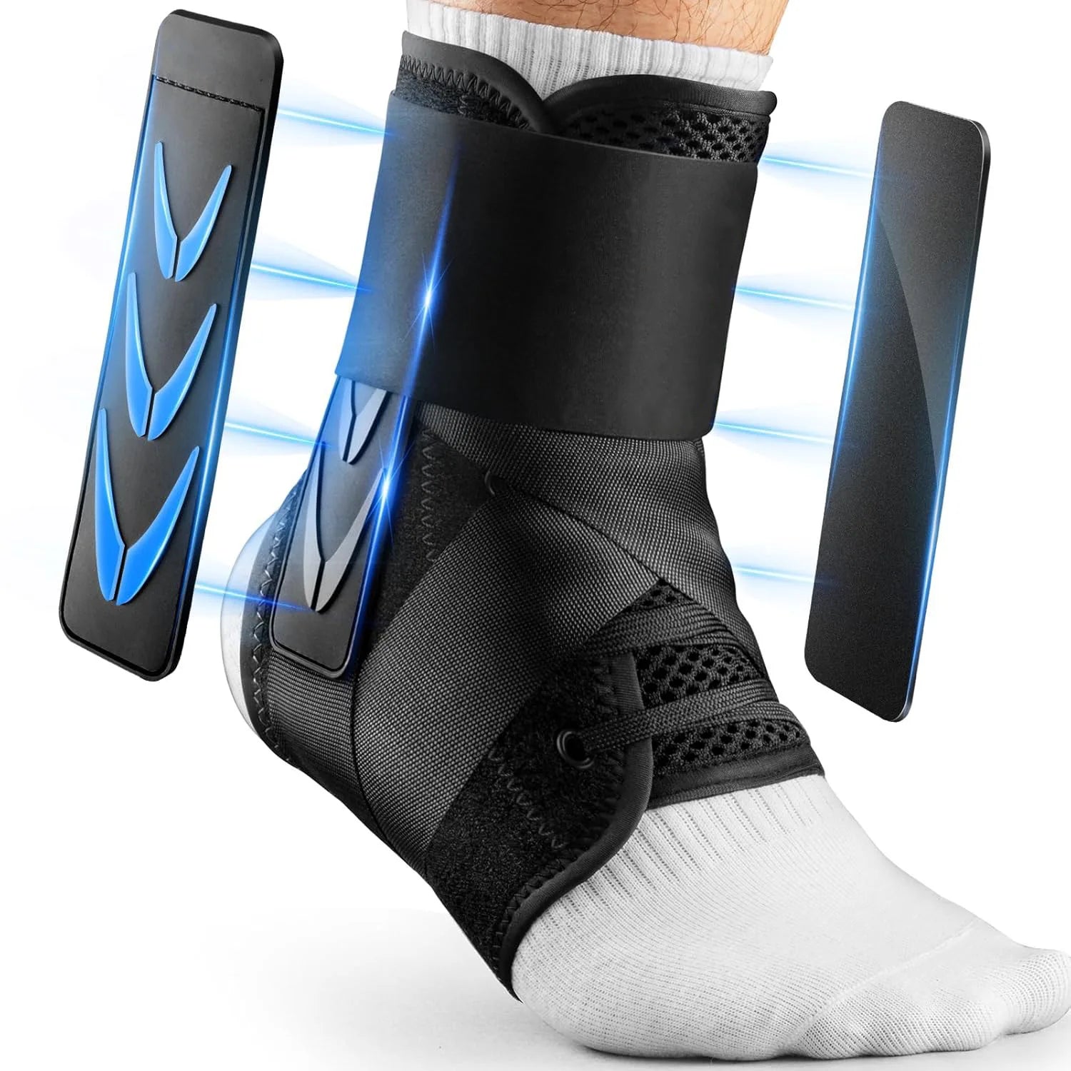 For New Adjustable Pressurized Ankle Protection Strap for Basketball & Running Sports Unisex Foot Cover Rehabilitation Aid