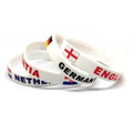 No Minimum Custom Logo PVC & Silicone Wristbands for Sports Business Festival Event Gift Promotional Wristband