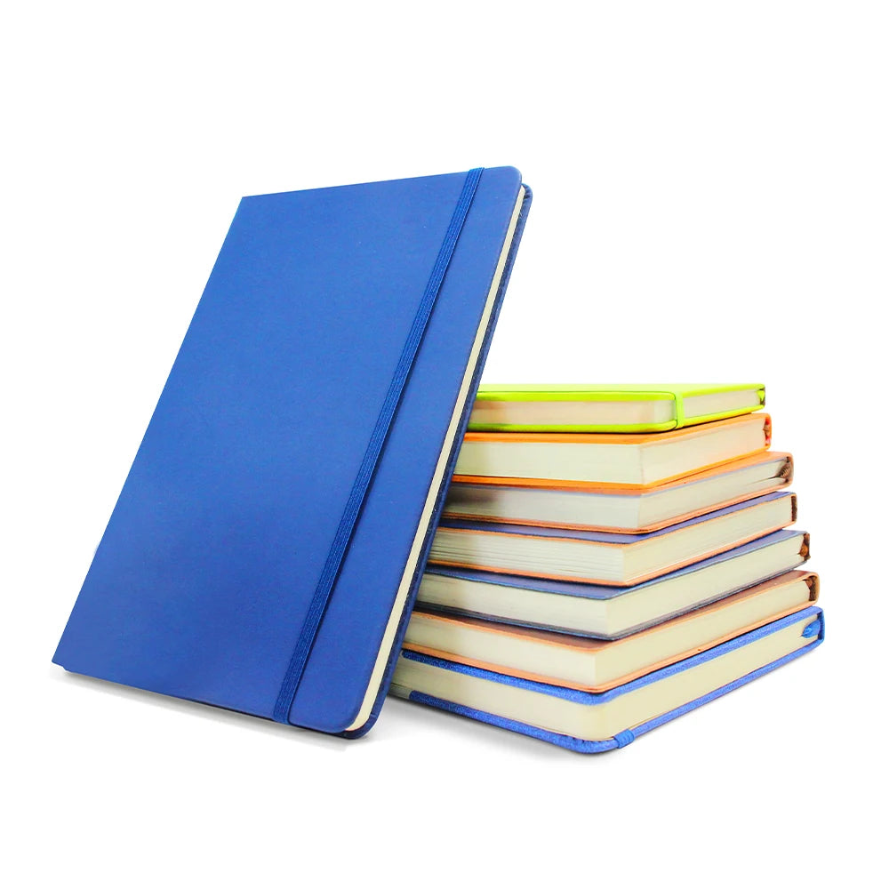 Customised Handmade Spiral Leather/PVC/PP Cover 52Gsm A5/A6 Notebook with Melody Design