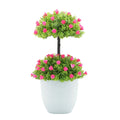 New Artificial Plant Potted Plastic Flower Bonsai Home Decoration Green Plants and Flowers Artificial Flower Ornaments MegaBDM