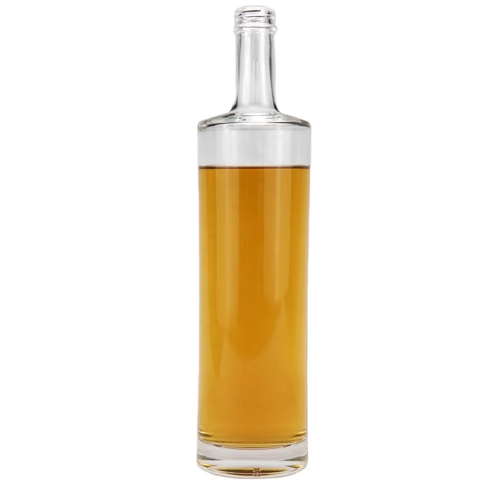 Alcohol Drink Liquor Wine Glass Bottle Screw Cap 500ml/700ml/750ml Custom Capacity Screen Printing Recyclable Beverage Bottles