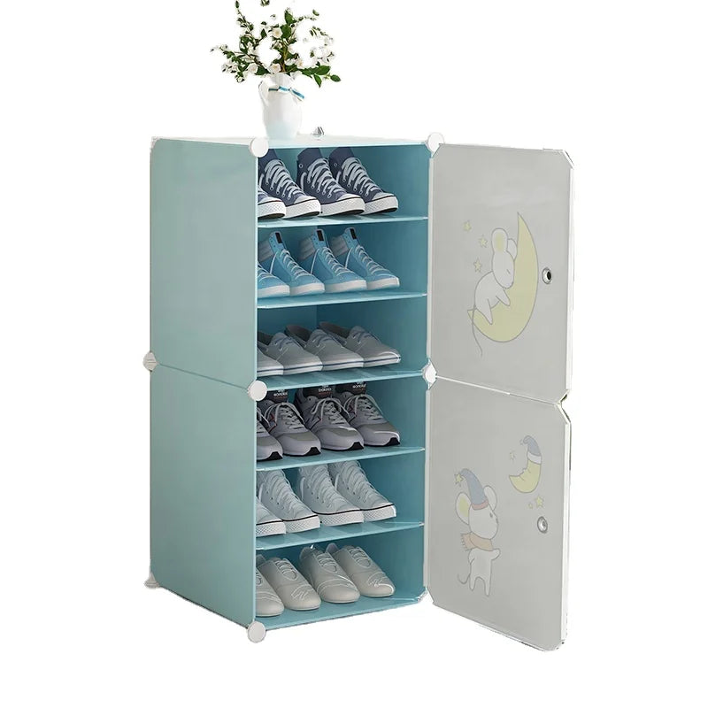 Shoe Cabinet Multi-layer Shoe Storage Shelf Meuble Chaussures Shoe Rack Hot Sale Plastic Factory Direct Sale Simple Modern