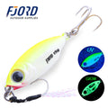 FJORD New Arrival Micro Lures 10g 15g 20g 40g Metal Lure Jig with Hooks Slow Jigs for River Lake & Stream