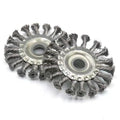 Twisted Wire Wheel Flat Twisted Braid Twist Type Grinding Welding Scar Grinding Burr Super Hard Round Rust Removal Brush