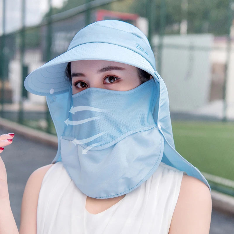 Fashion Outdoor Detachable Summer UV protection Sun Bucket Hats