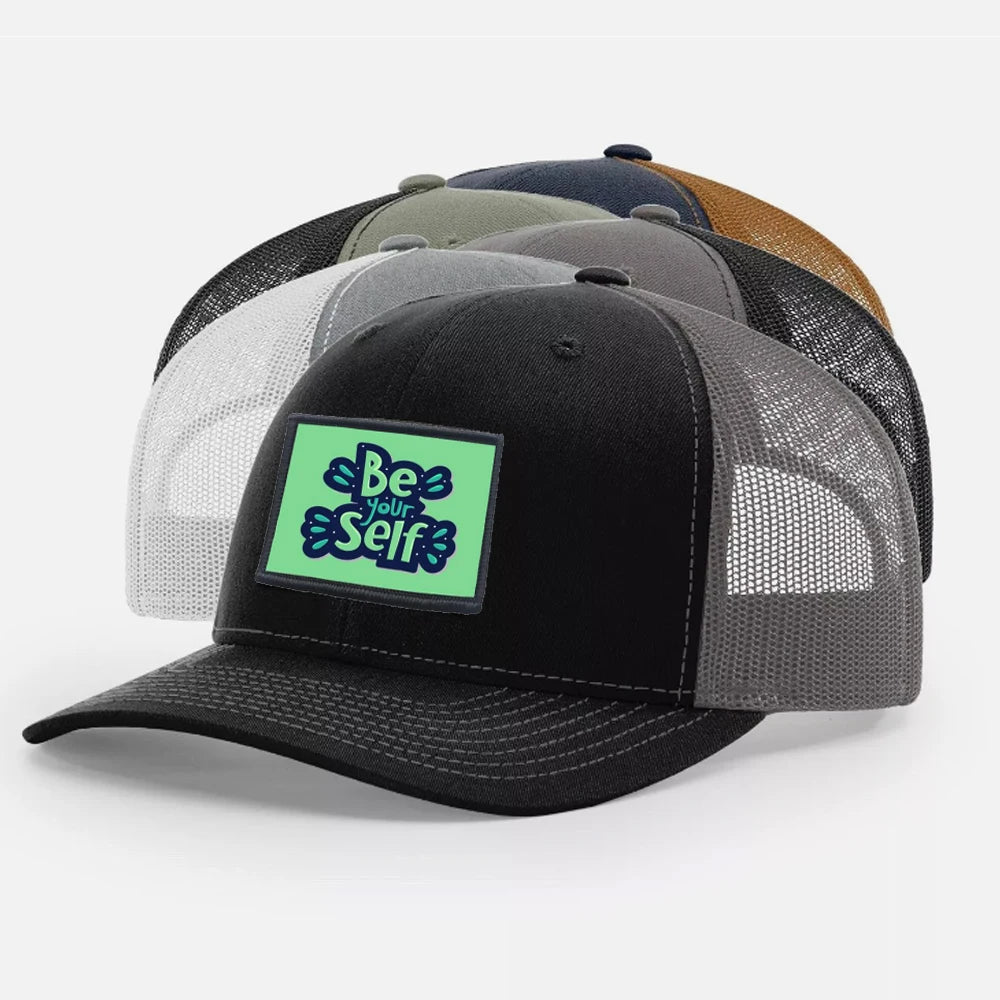 Classic Stretch-fit Closed Back Panel Mesh Trucker Cap with Breathable & Waterproof Fabric Winter Hip Hop Performance Beach