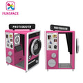 2024 Hot Sale Vending Photo Booth Machine Instant Print Photo Booth With Printer Kiosk Retro Style Photo Taking