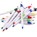Custom Branded 1.0mm Writing Width Plastic Click Ballpoint Pens with Custom Logo Black Ink Novelty Design for Promotional Gifts
