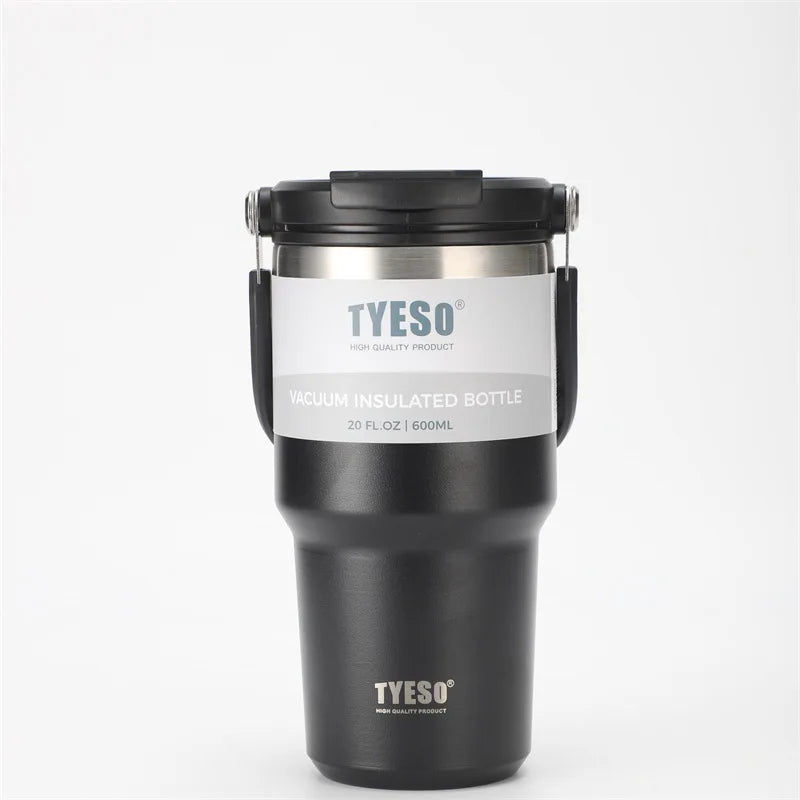 600ml Double Wall 304 Stainless Steel  Travel Mugs Travel Car Coffee Mug and  Vacuum  Water Cup