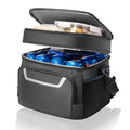 Small Reefer Bag Men's Warm Beach Reefer Lunch Bag Cans Compartmentable Reusable Waterproof Leakproof Travel Work Picnic