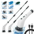 8-in-1 Kitchen Electric Broom Automatic Rotating Power Scrubber Dust Brush Dish Scrubber Cleaning for Spin Scrubber Cleans MegaBDM