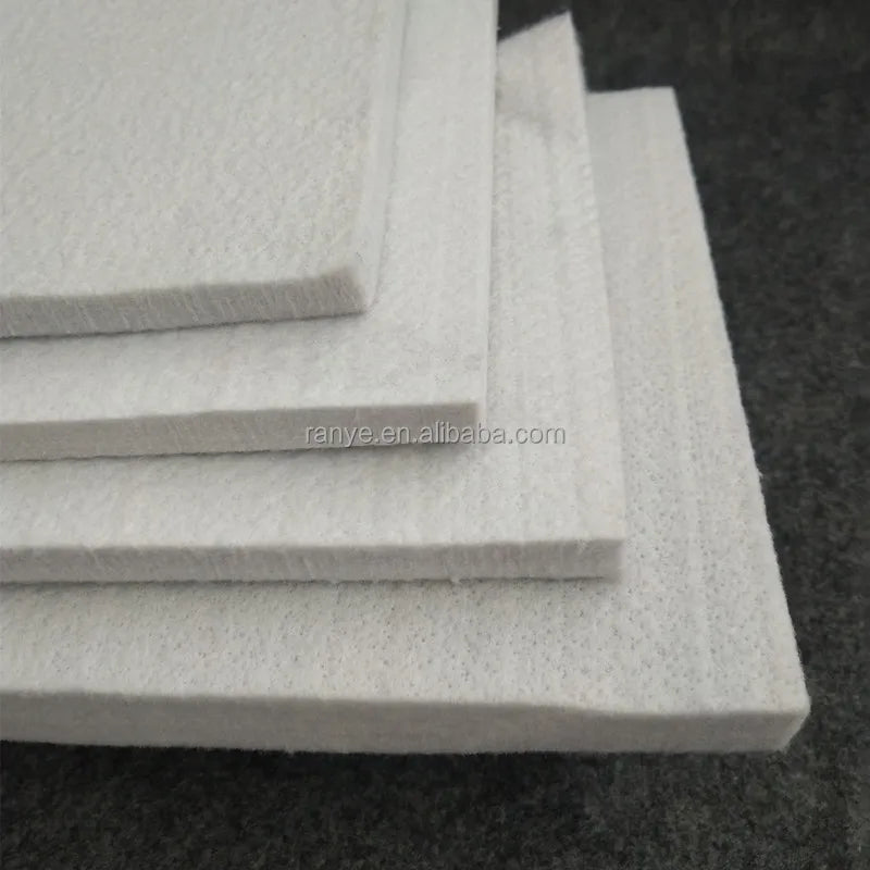Industrial Rectangle Polyester Felt Strip Needle Punched Abrasive Pad OEM