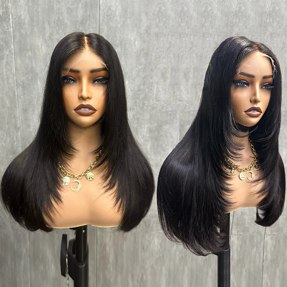 250% Density Straight Raw Brazilian HD Lace 5X5 Closure Wigs Cuticle Aligned Human Hair Black Women Deep Wave Style Transparent