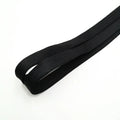 Factory Supplied Online New Design 140 cm Knit Flat Black Polyester Shoe Laces 10mm Width Transparent Plastic Tips Pair Maoyuan