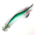 10.5Cm/10G Luminous Wooden Shrimp Squid Hook Clawfish Glow in the Dark Luminous Hard Squid Hook Jig Fishing