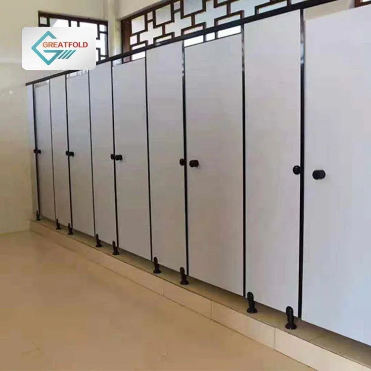 HPL  Laminate Board Toilet Wall Partition Doors Dividers Shower Cubicles