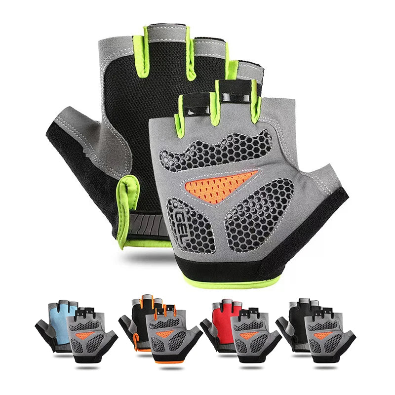 Comfortable Body Building Training Sport Fitness Half Finger Hand Palm Protection Gloves