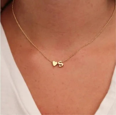 Fashion Letter Necklaces 26 Letters Shape Pendant Necklace Popular Necklace for Women