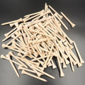 Cheap 42mm/54mm/60mm/70mm/83mm Professional Bamboo Golf Tees for Training Than Golf Wood Tees