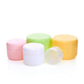 White Green Yellow Cosmetic Jars Empty PP Plastic Travel Pot 10g 20g 30g 50g Cream Lotion Container for Skin Care Serum Shampoo