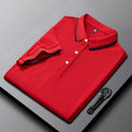 Custom Fashion Shirt Collar Polo New Short Sleeved Men's and Women's Quick Dry Clothes Work Wear Business Lapel Polo Shirt