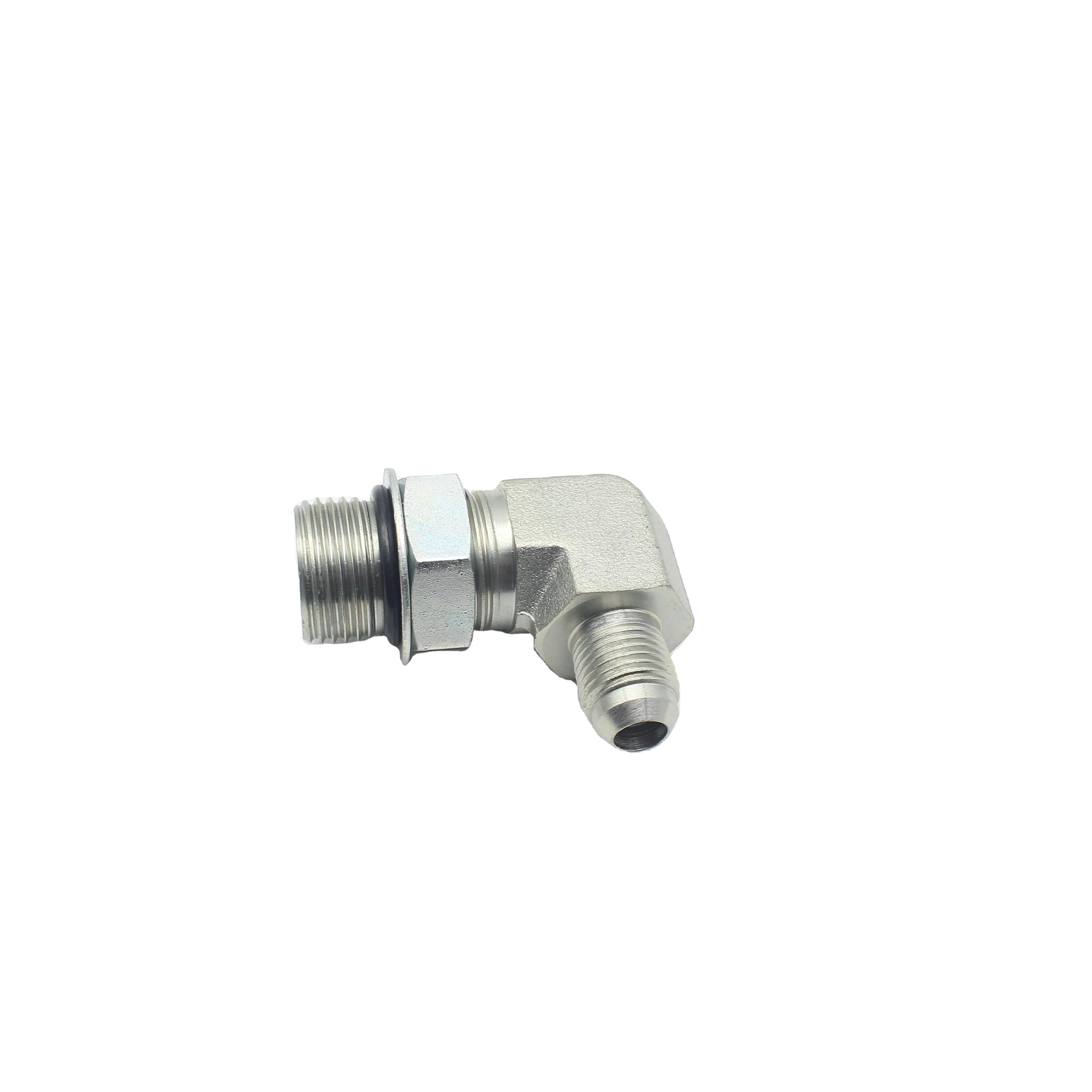 Top Selling Parker C5OX  Thread Elbow 37  Flare  SAE-ORB90 Degree Elbow Jic Male 74 Degree Cone and Sae O-ring Boss 1JO99