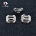 SICGEM D Color VVS Emerald Cut Loose Moissanite Stone with GRA Certificate 3x4mm-10x14mm Size