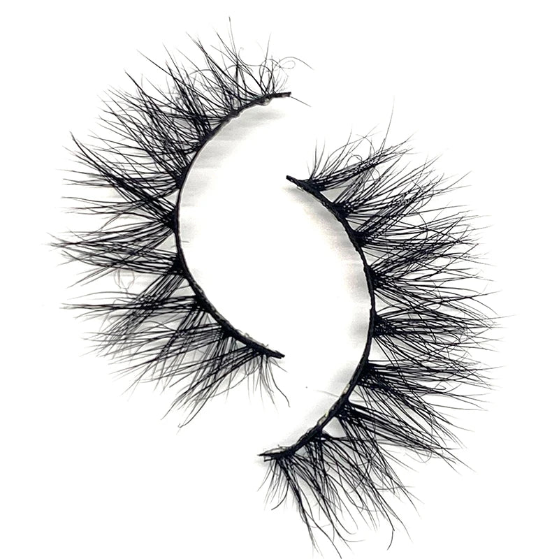 Private Label Eyelashes Wholesale Hot Sale Full Strip Eyelashes Handmade Natural 3D Mink Eyelashes