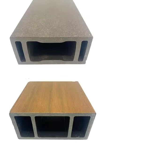 Co-extrusion Timber Tube Wood Plastic Composite Timber Tube Outdoor Batten Tube