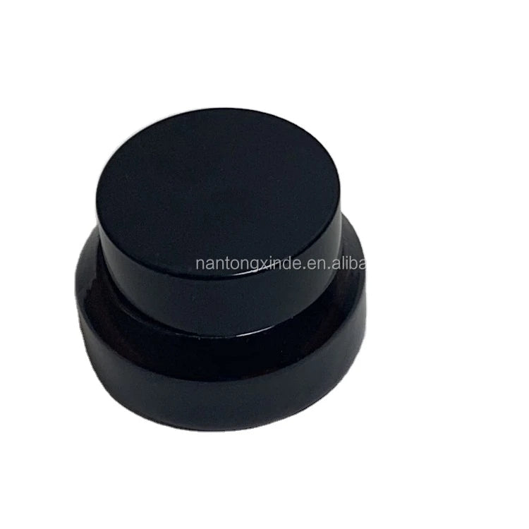 Brown Glass Cream Lotion Container Jars Empty Round Skincare for Cosmetic Skincare Packaging with Screw Cap Sealing