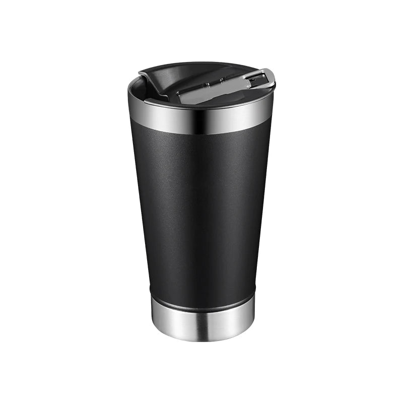 Customizable copo Termico 17oz/500ML Beer Cup Double Wall Stainless Steel Vacuum Beer Tumbler Drinking Cup with Bottle Opener