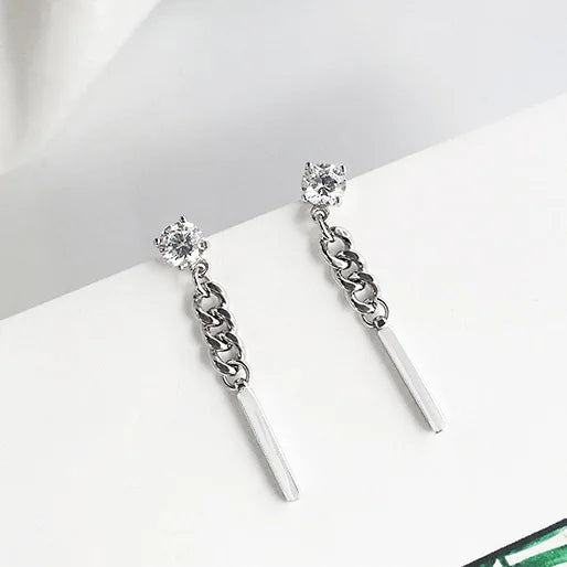 New Hot Fashion 925 Sterling Silver Vintage Style Earrings for Women Girls Gift Fashion Statement Jewelry