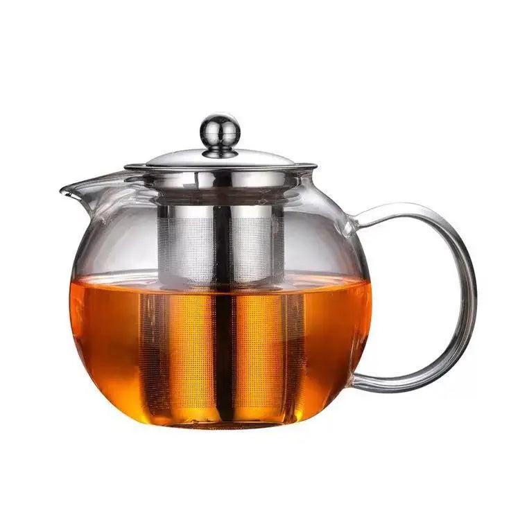 650ML 950ML 1300ML Wholesale Glass Teapot Set Heat Resistant Borosilicate Glass Tea Pot With Infuser for Loose Leaf Tea
