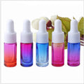 Sample Bottles 3ml 2ml 1ml Empty Essential Oil Pink/clear/brown Glass Dropper Bottle with Rose Gold Dropper