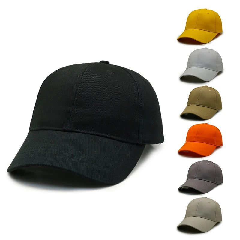 Highend Cotton Multi Color Custom Blank 6 Panel Hat Embroidered Customizable Logo Unisex Baseball Cap
