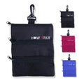 Customized Logo Golf Accessories Pouch Bag with Zippered Pocket and Clip for Organization and Convenience